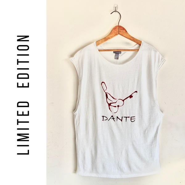 Hand Painted Logo Muscle Tank Top
